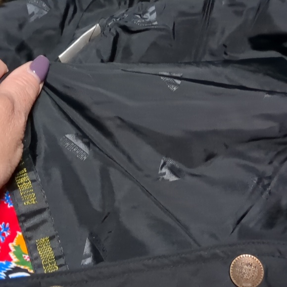 Vintage POWDERHORN* ski jacket long sleeve zip front snap placket embroidered - Picture 15 of 17